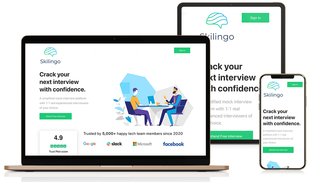 Skilingo screen