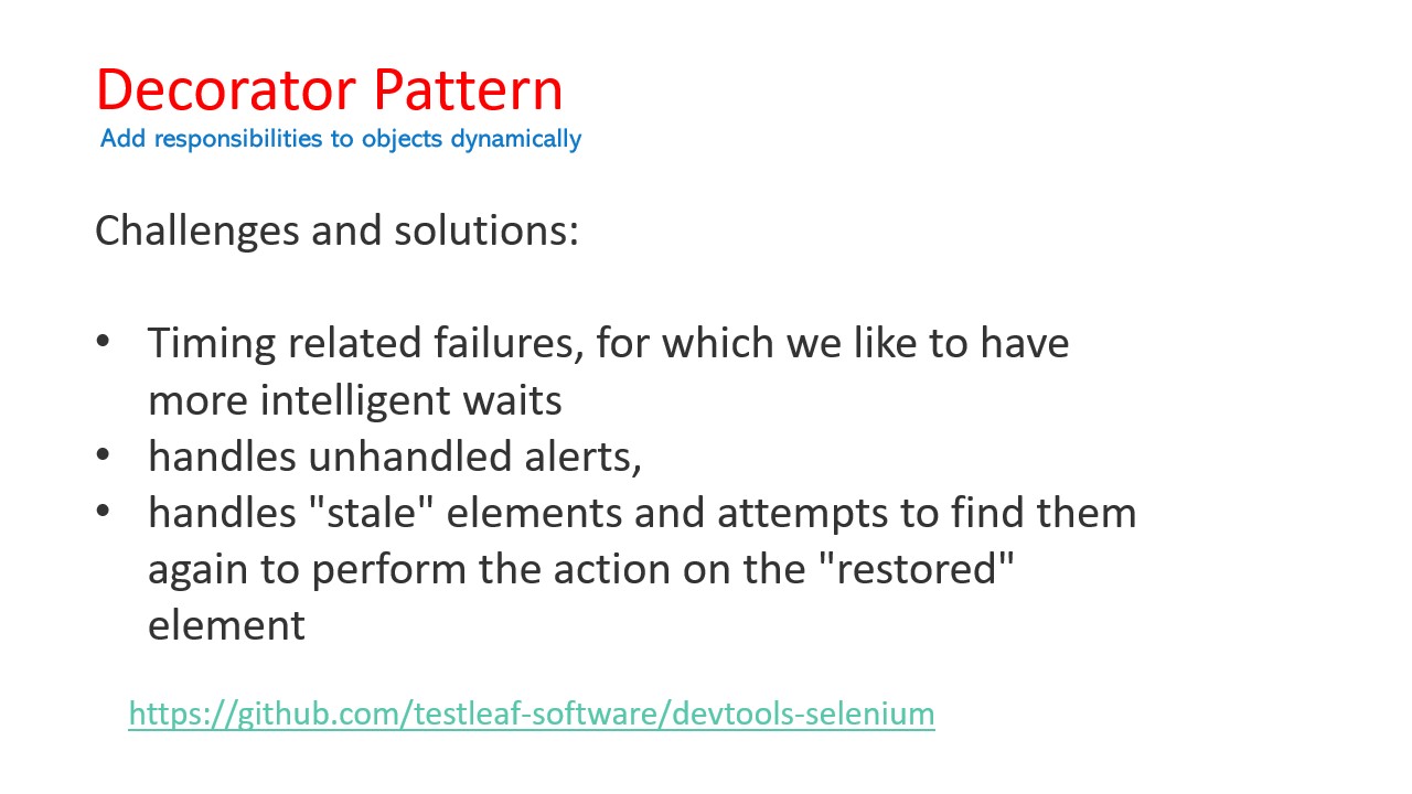 Decorator pattern