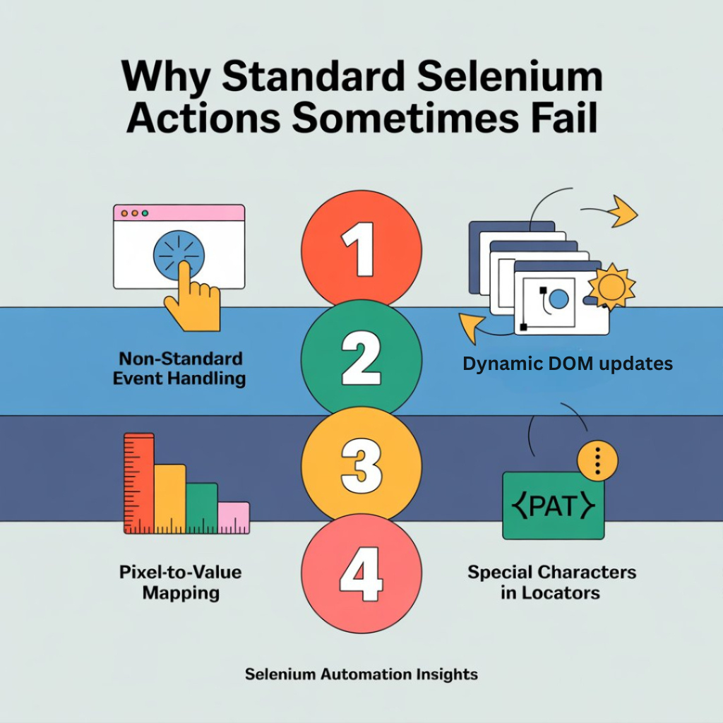 Why Standard Selenium Actions Sometimes Fail