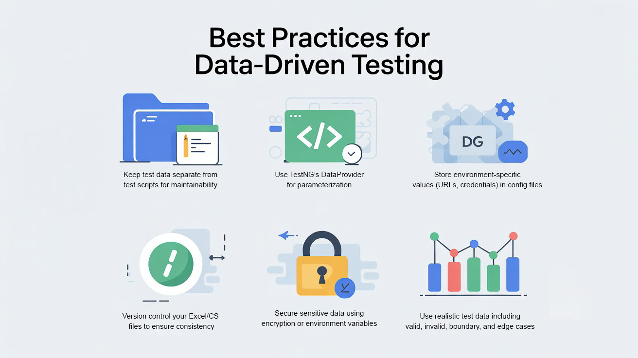 Best Practices for Data-Driven Testing