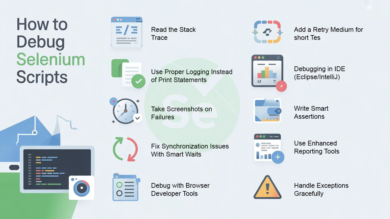 How to Debug Selenium Scripts