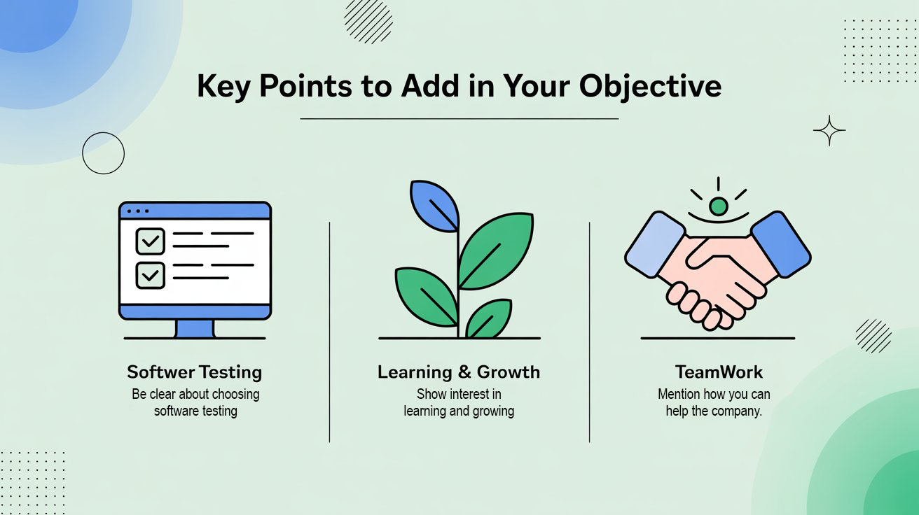 Key Points to Add in Your Objective