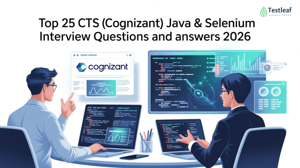 Top 25 CTS Cognizant Java & Selenium Interview Questions and Answers 2026