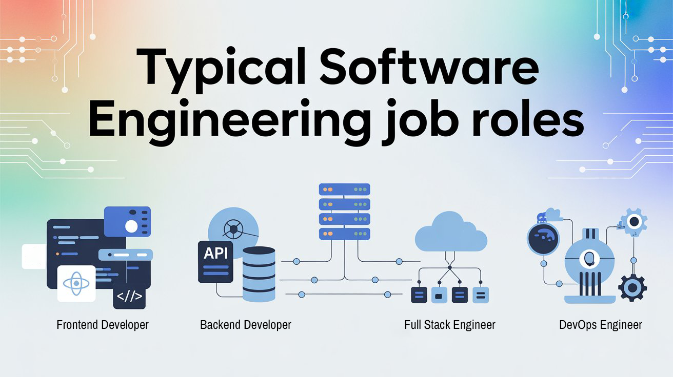 Typical Software Engineering job roles