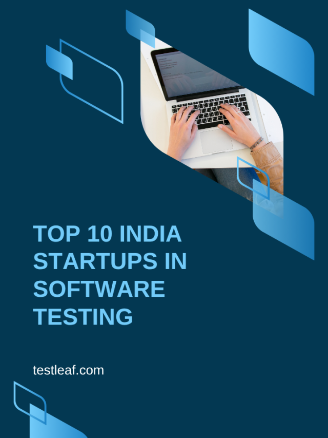 Top 10 India Startups in Software Testing