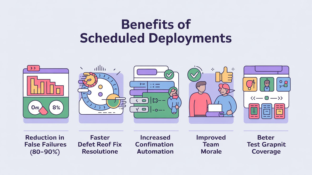 Benefits of Scheduled Deployments