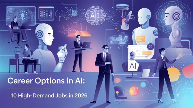 Career Options in AI- 10 High-Demand AI Jobs in 2026