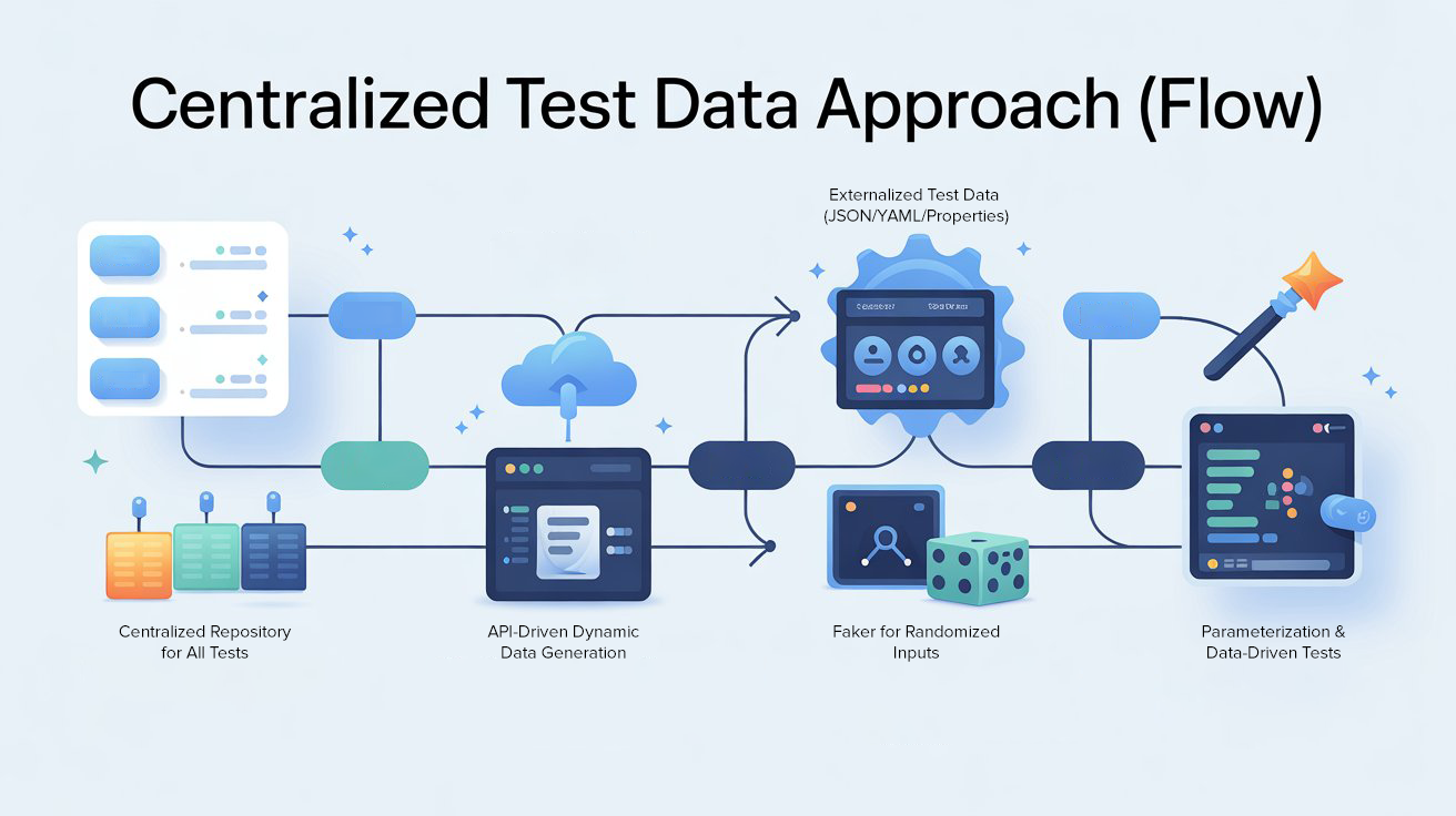 Centralized Test Data Approach (Flow)