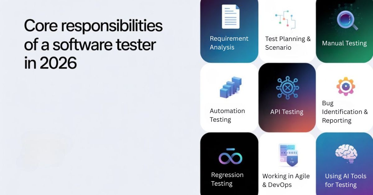 Core Responsibilities of a Software Tester in 2026