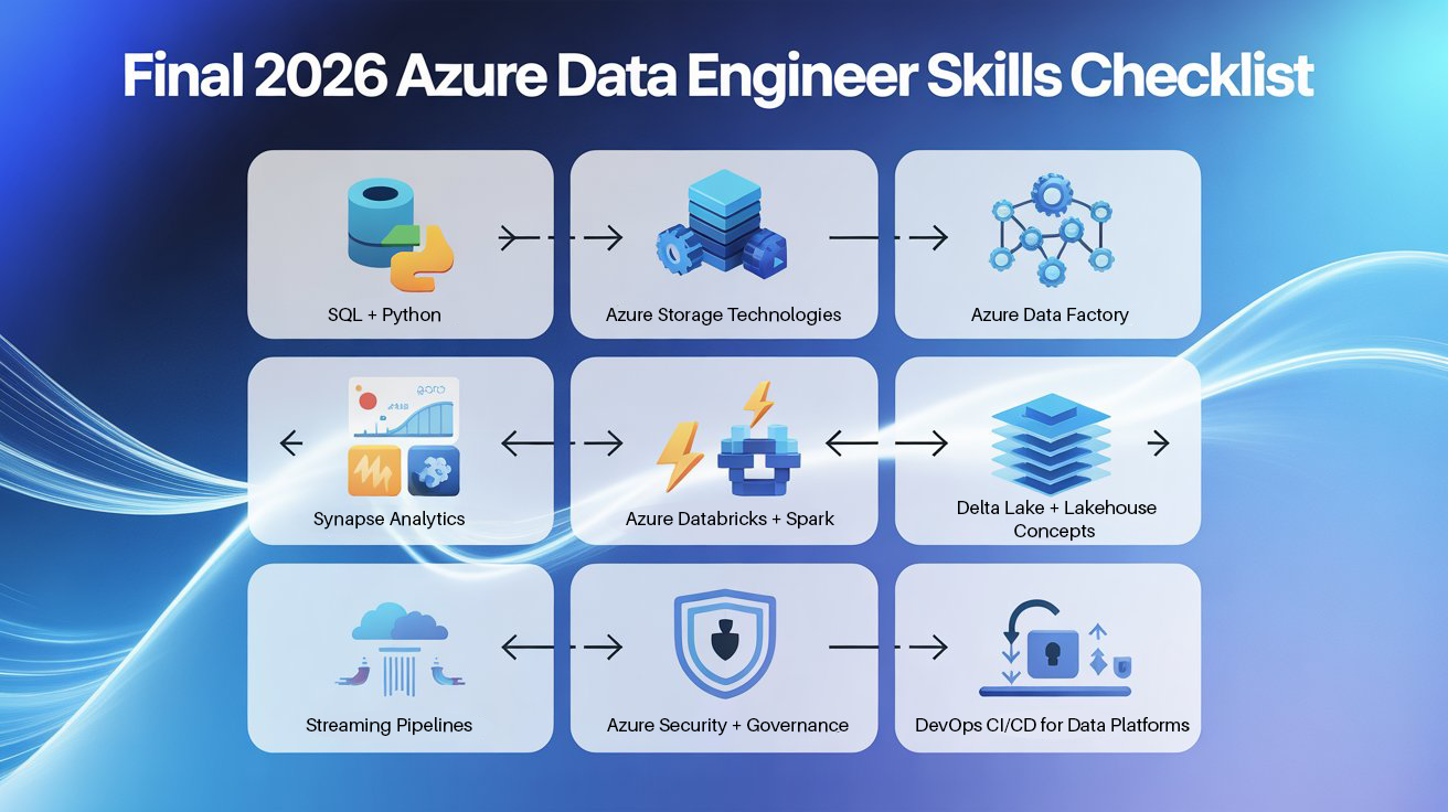 Final 2026 Azure Data Engineer Skills Checklist
