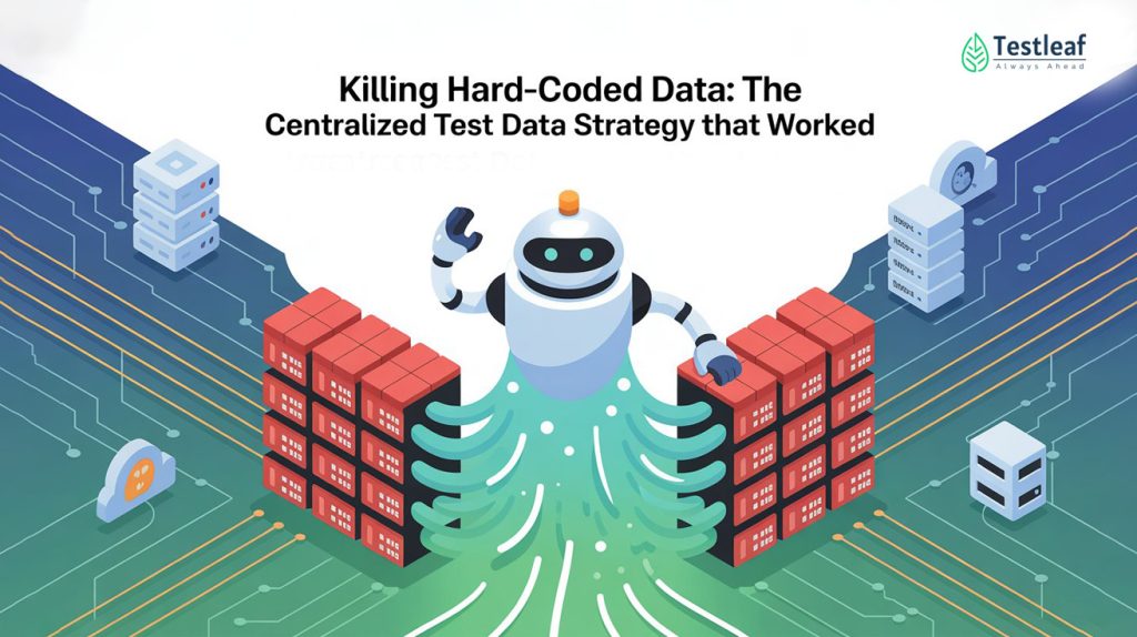 Stop flaky tests! Centralized test data replaces hard-coded values for stability, scalability, and faster QA execution. Simple steps. Real results