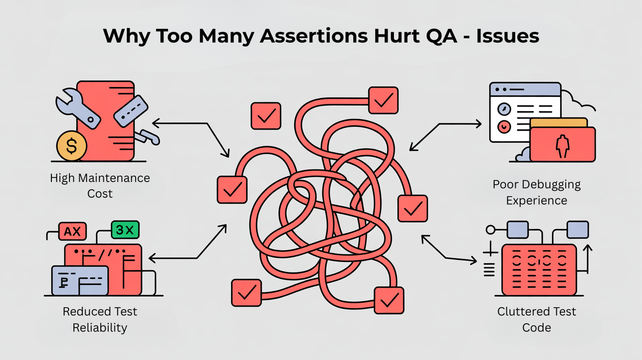 Why Too Many Assertions Hurt QA - Issues