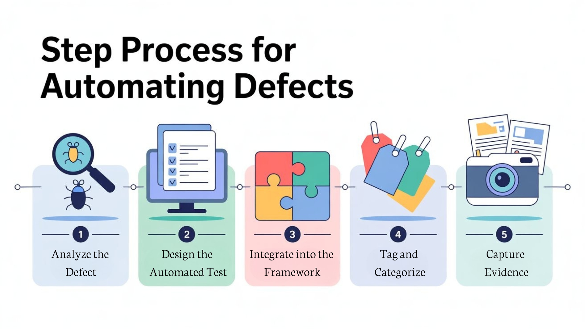 Step Process for Automating Defects