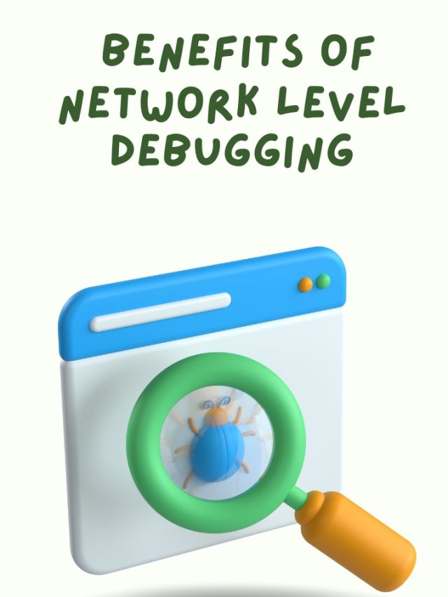 Benefits of network level debugging