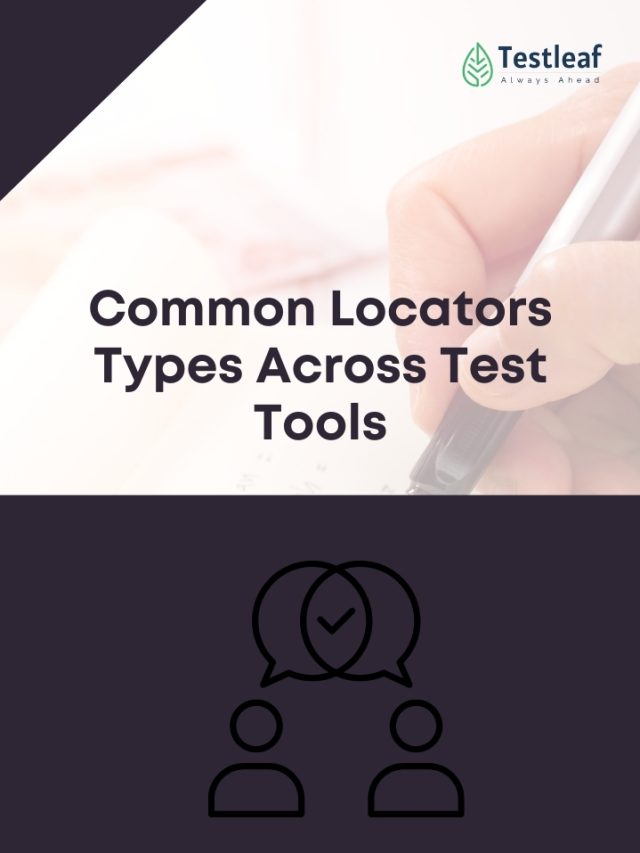 Common Locators Types Across Test Tools