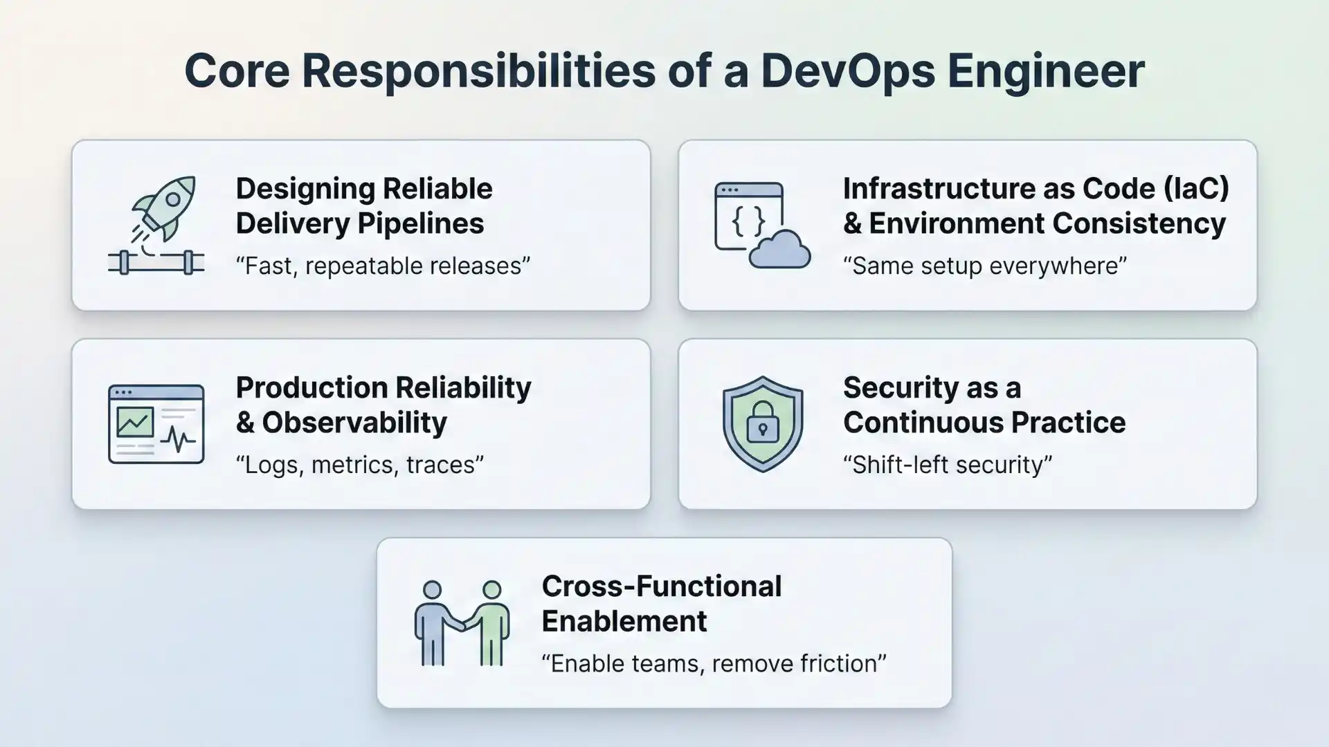 Core Responsibilities of a DevOps Engineer