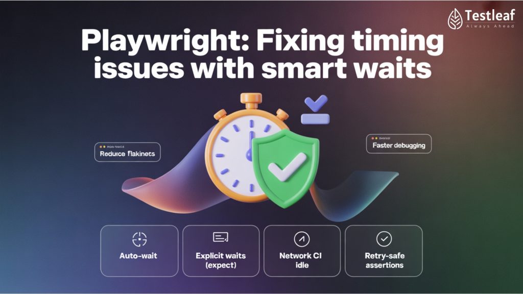 Playwright Fixing Timing Issues with Smart Waits