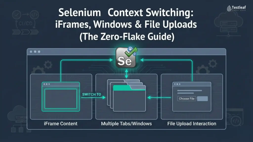 Selenium Context Switching