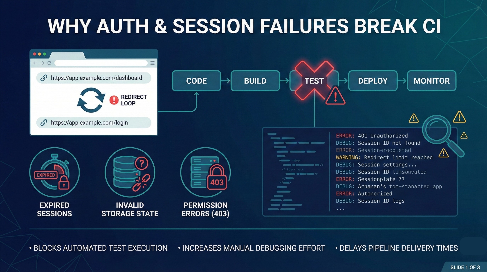 Why Auth & Session Failures Keep Breaking CI
