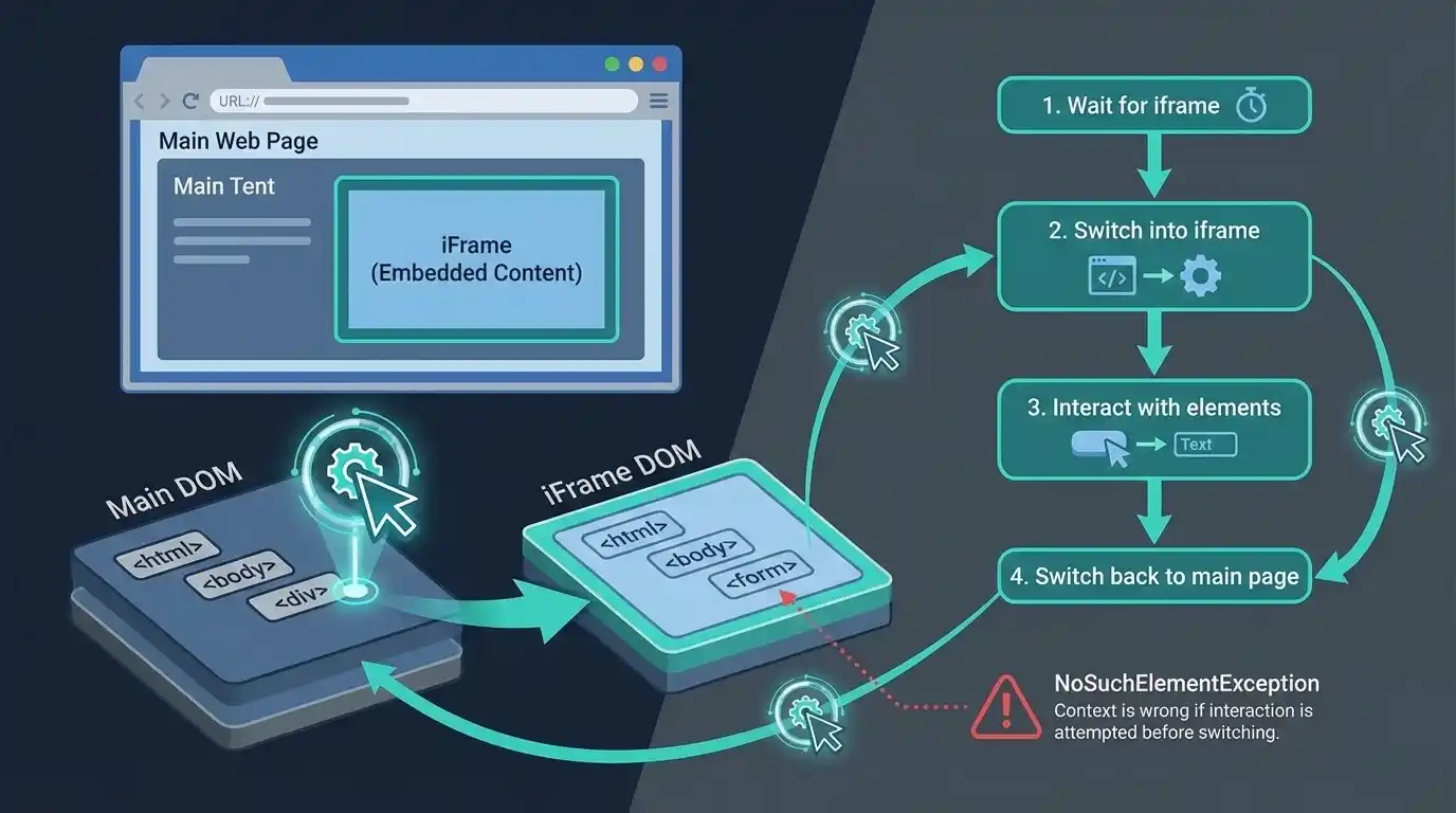 iFrames Context Switching