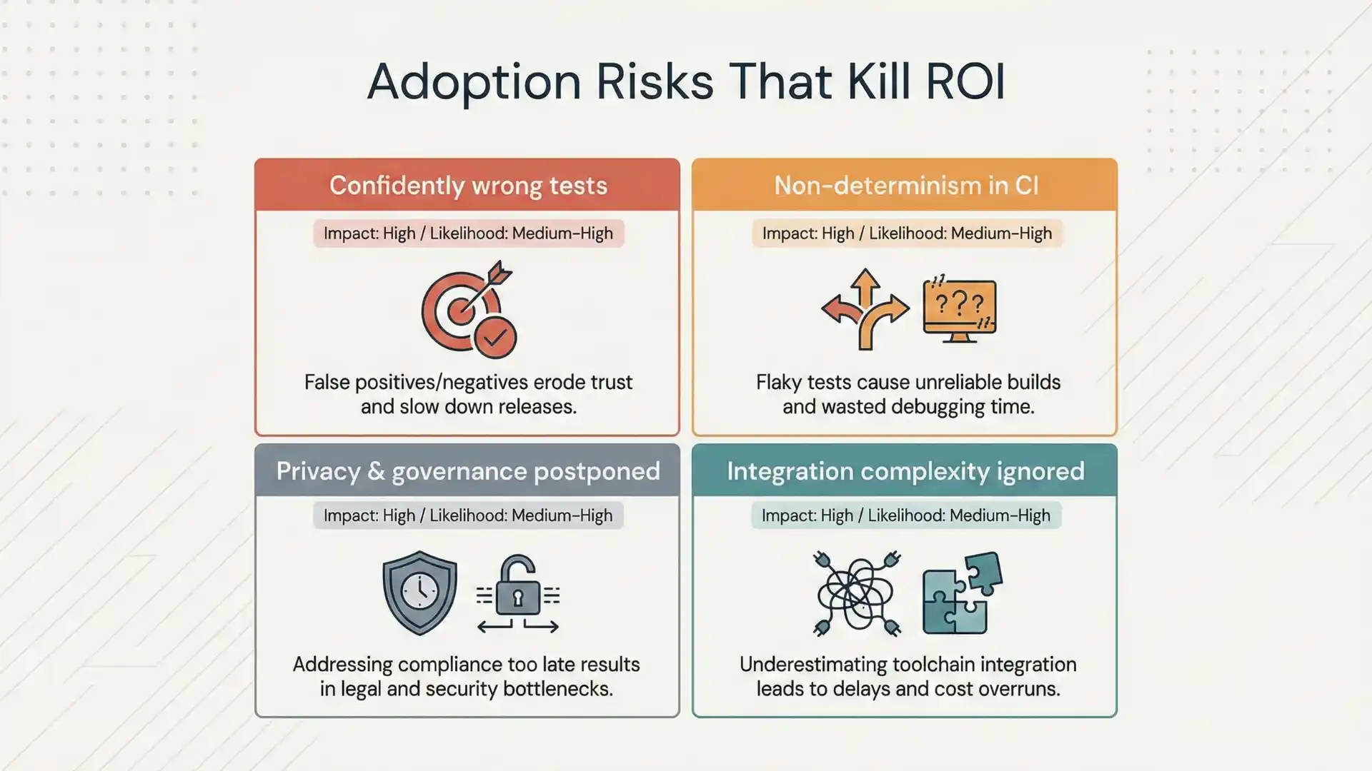 Adoption risks that kill ROI