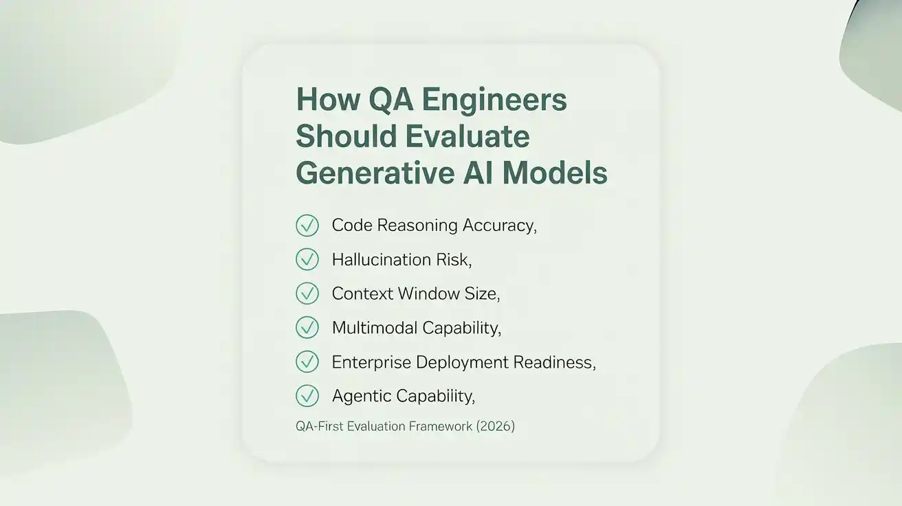 How QA Engineers Should Evaluate Generative AI Models