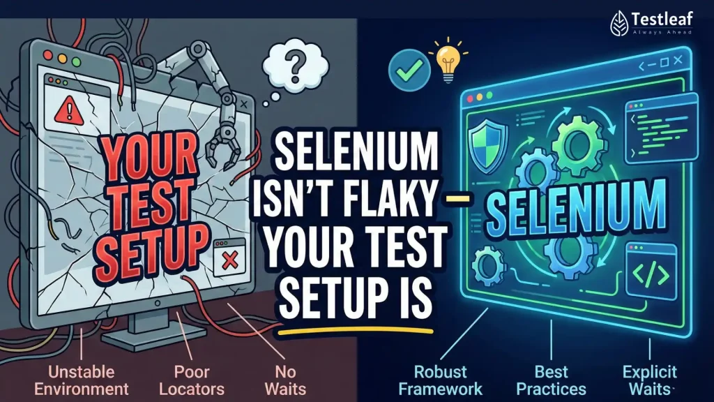 Selenium isn't flaky