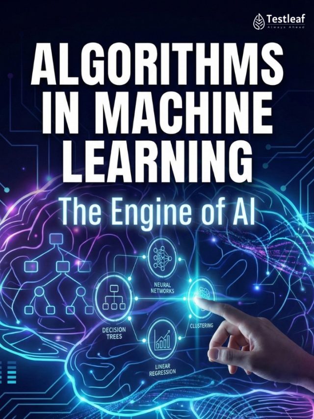 Algorithms in machine learning