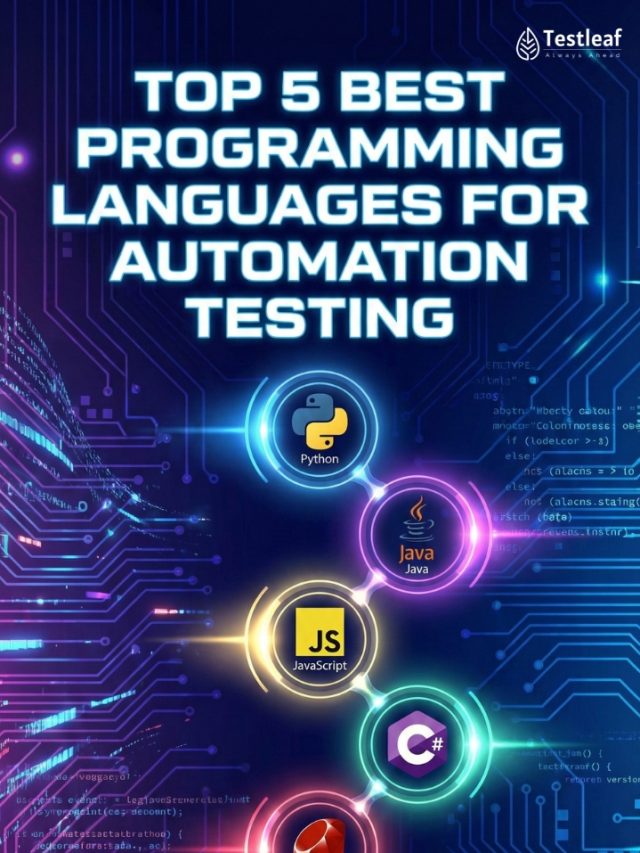 Top 5 Best Programming Language for Automation Testing