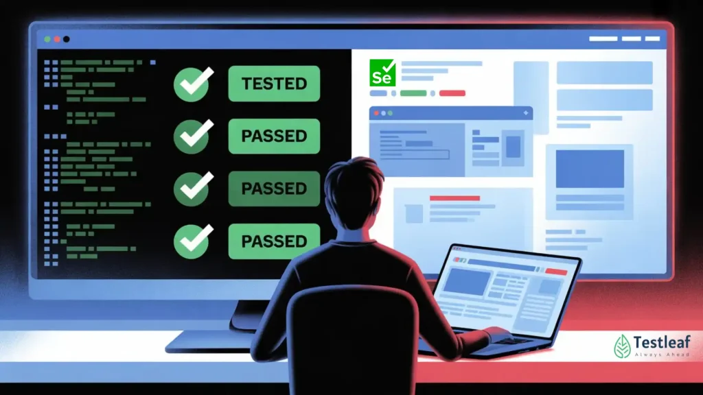 why Selenium tests pass while the UI still breaks because of missed visual regression and responsive design issues.