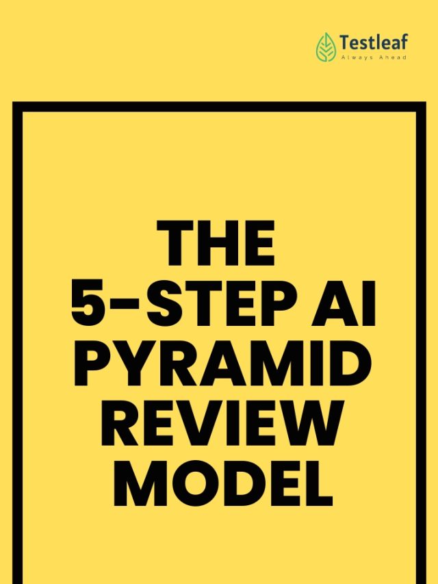 The 5-step pyramid review model